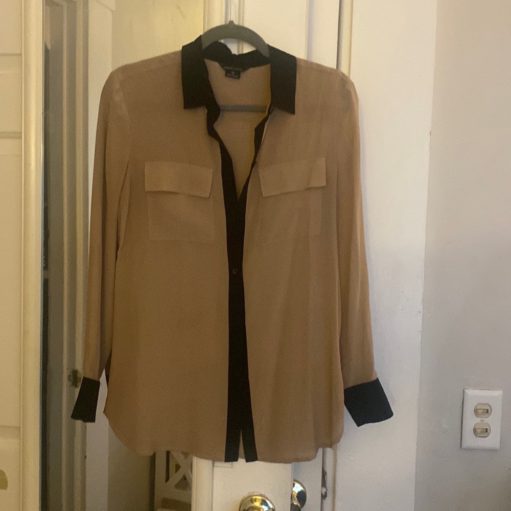 Moda International (former Victoria’s Secret catalog brand) color block blouse